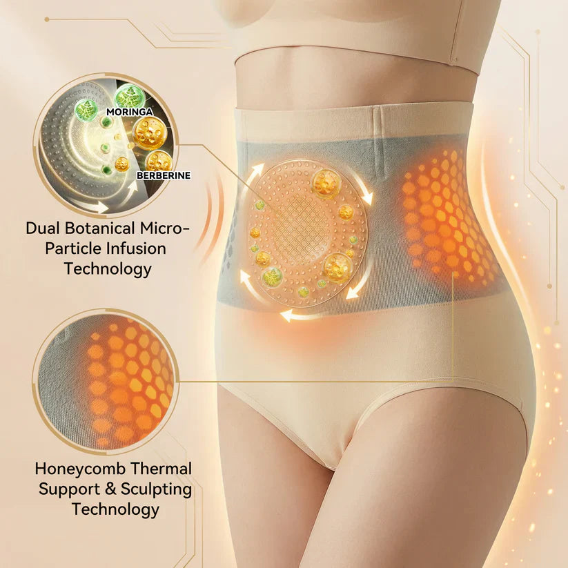 Moringa & Berberine 4‑In‑1 Micro‑Particle Sculpting & Fat‑Burn Shorts