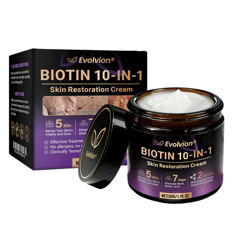 Limited-time offer: 70% off ⬇️Elivessa™ Biotin 10-in-1 Skin Restoration Cream