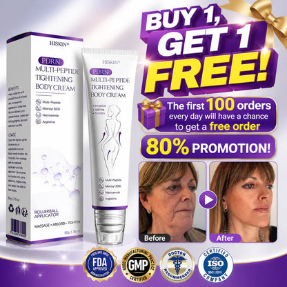 FDA Official: HISKIN PDRN Multi-Peptide Massaging Body RollerCream- Anti-aging, Hydrating, Skin Firming & Lifting, Skin Repair, Even Tone, Acne and Dark Spot Treatment, Wart and Mole Removal, and Psoriasis Relief.