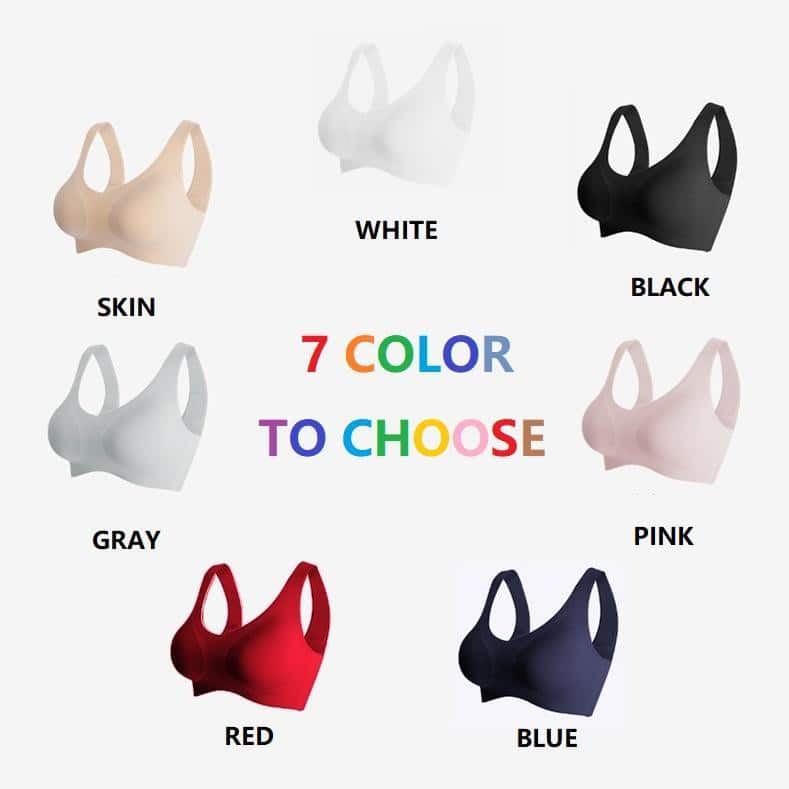 ULTRA COMFORT SEAMLESS SHAPING WIREFREE SUPPORT BRA PLUS SIZES S 6XL