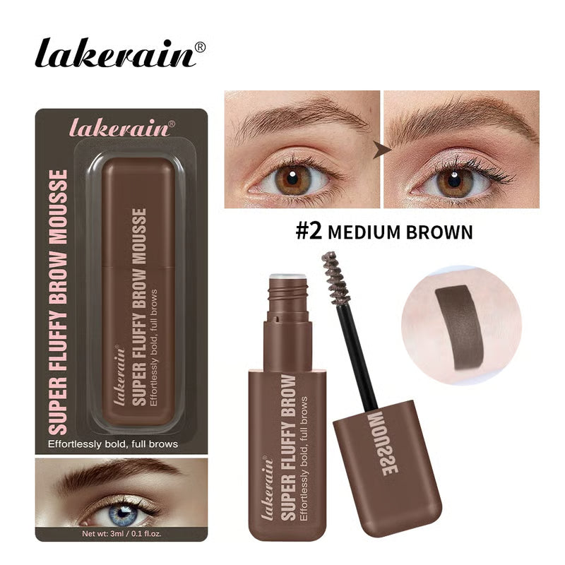 buy one and get one free！Eyebrow Volumizing Mousse, Buildable Soft & Full brows, All-day Wear, Flake Resistant