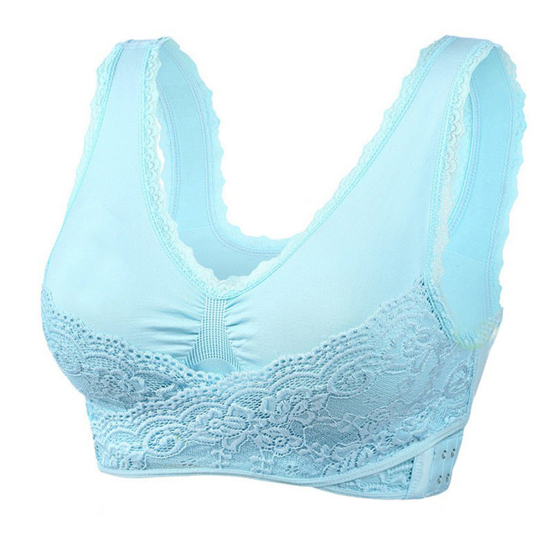 Comfy Corset Adjustable Bra Front Cross Side Buckle Lace Bras